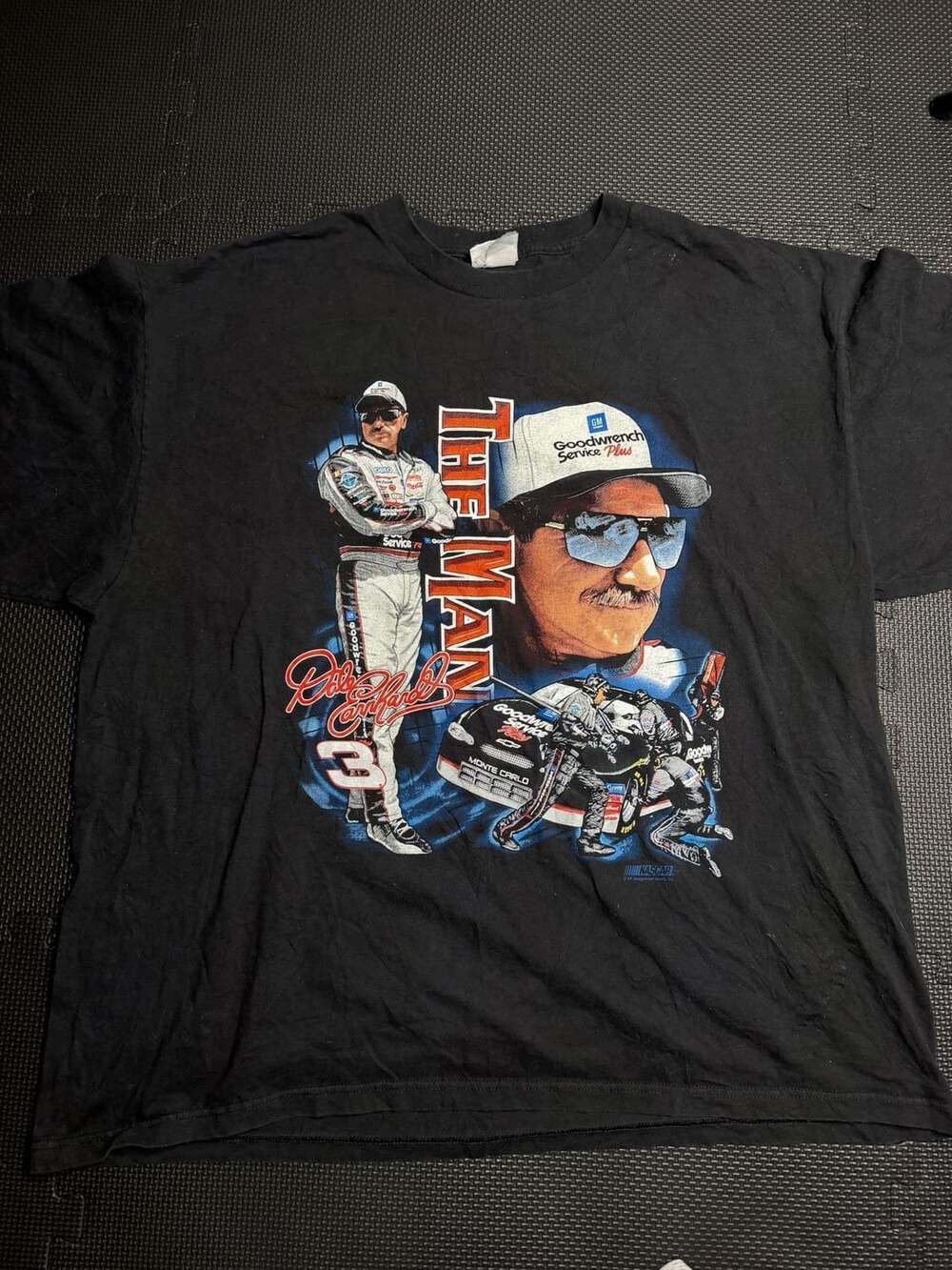 Chase Authentics Dale Earnhardt The Man T-Shirt Black Graphic